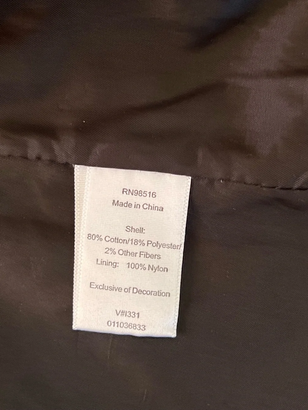 Coldwater Creek Navy Denim Vest with Gold Embroidery - Picture 5 of 7